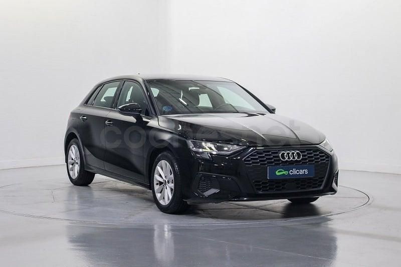 Usado Audi A3 S-Line 110 CV (80 kW) 2022 Negro Berlina