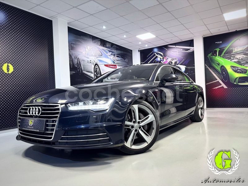 Azul Usado 2017 Audi A7 Sportback S-Line Utilitario | 27.900 € (Buen precio) - Imagen 1/4