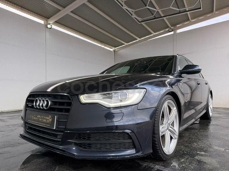 Usado Audi A6 S-Line 245 CV (180 kW) 2013 Gris / plata Familiar