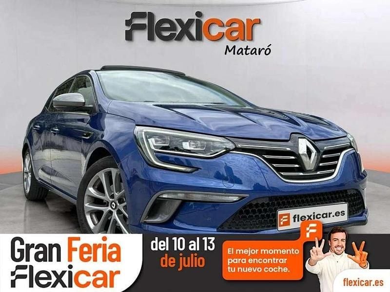 Azul Usado 2017 Renault Mégane GT Line GT-Line Berlina | 15.990 € (Precio justo) - Imagen 1/4