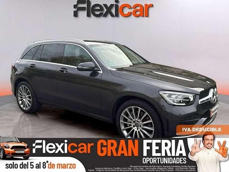 Usado Mercedes GLC220 170 CV (125 kW) 2021 Negro SUV