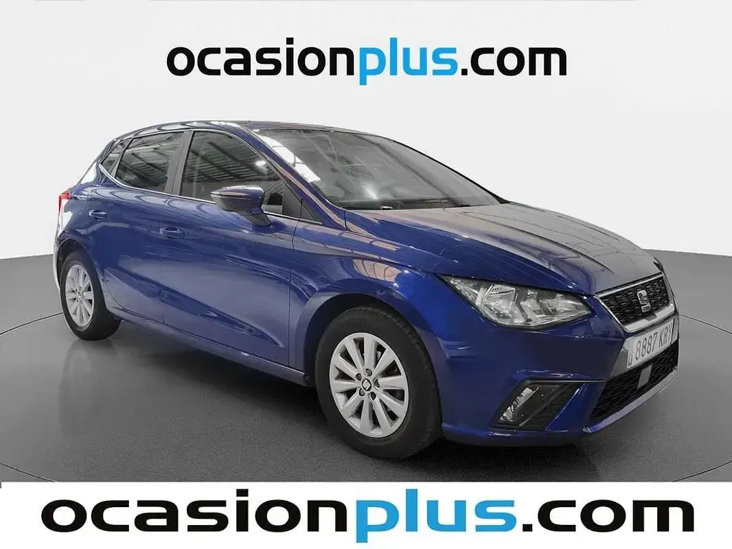 Usado Seat Ibiza Style 80 CV (58 kW) 2018 Azul Utilitario