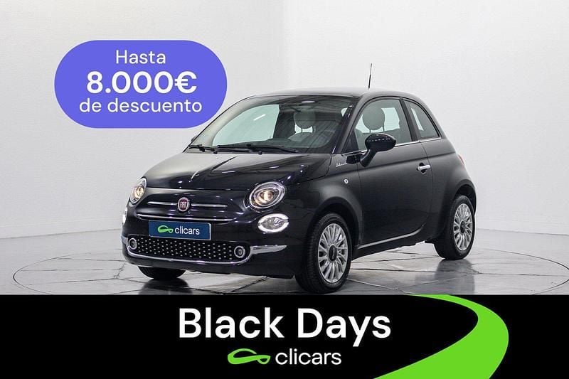 Negro Usado 2022 Fiat 500 Dolcevita Utilitario | 10.390 € (Precio justo) - Imagen 1/4