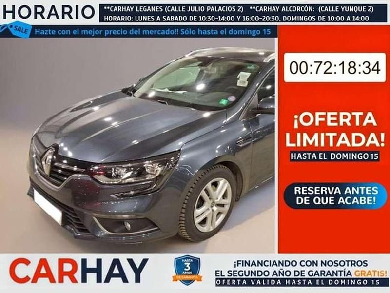 Usado Renault Mégane GrandTour Intens 116 CV (85 kW) 2020 Gris Familiar