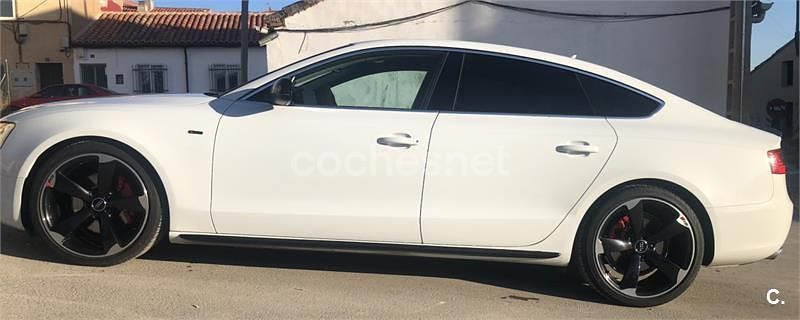 Usado Audi A5 Sportback S-Line 245 CV (180 kW) 2014 Blanco Utilitario
