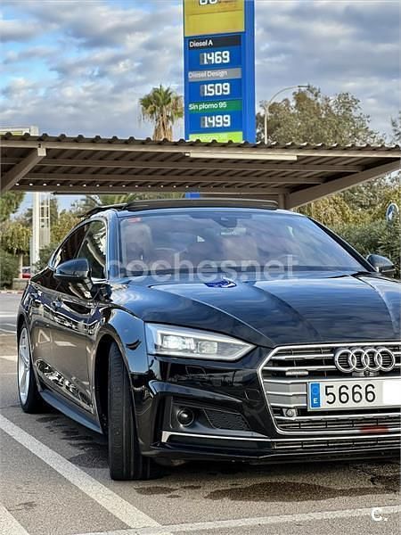 Negro Usado 2018 Audi A5 Sportback Sport Utilitario | 30.900 € - Imagen 1/4