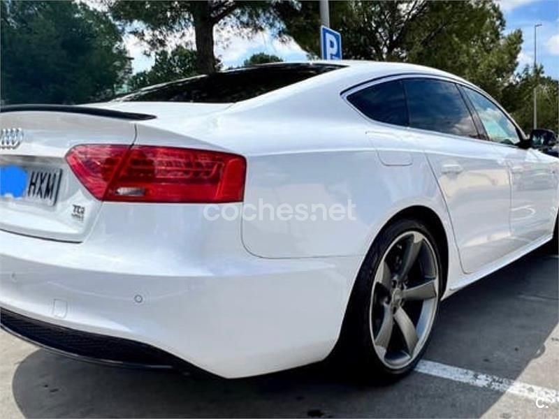 Usado Audi A5 Sportback S-Line 150 CV (110 kW) 2014 Blanco Utilitario