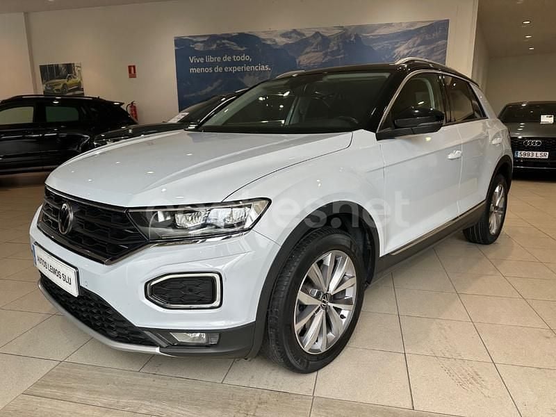 Blanco Usado 2021 VW T-Roc Advance SUV | 22.900 € (Precio justo) - Imagen 1/4