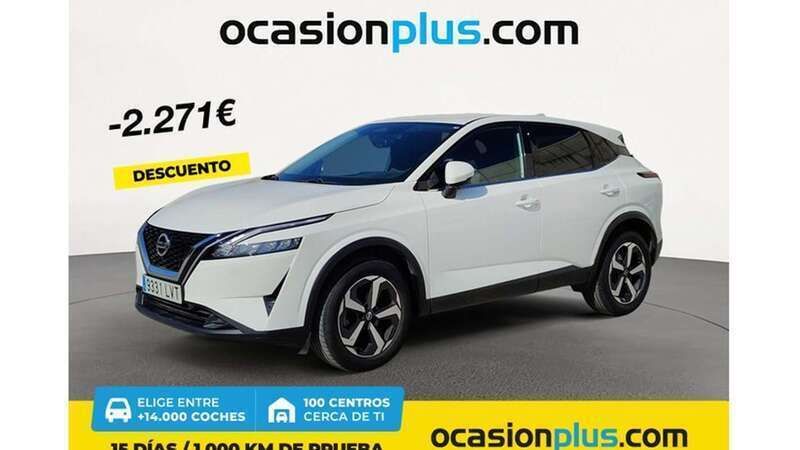 Blanco Usado 2021 Nissan Qashqai N-Connecta SUV | 22.719 € (Precio justo) - Imagen 1/4