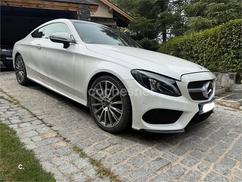 Usado Mercedes C300 AMG line 245 CV (180 kW) 2017 Blanco Coupe
