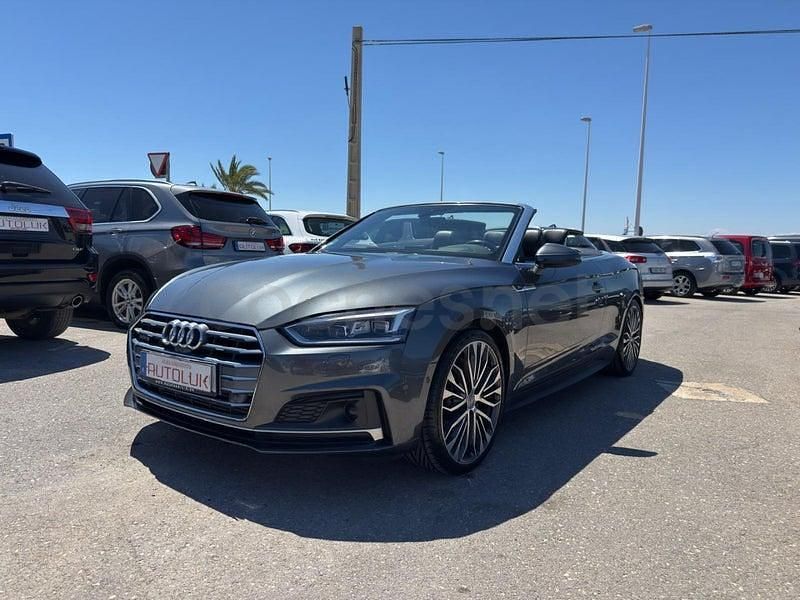 Usado Audi A5 Cabriolet S-Line 286 CV (210 kW) 2018 Gris / plata Descapotable
