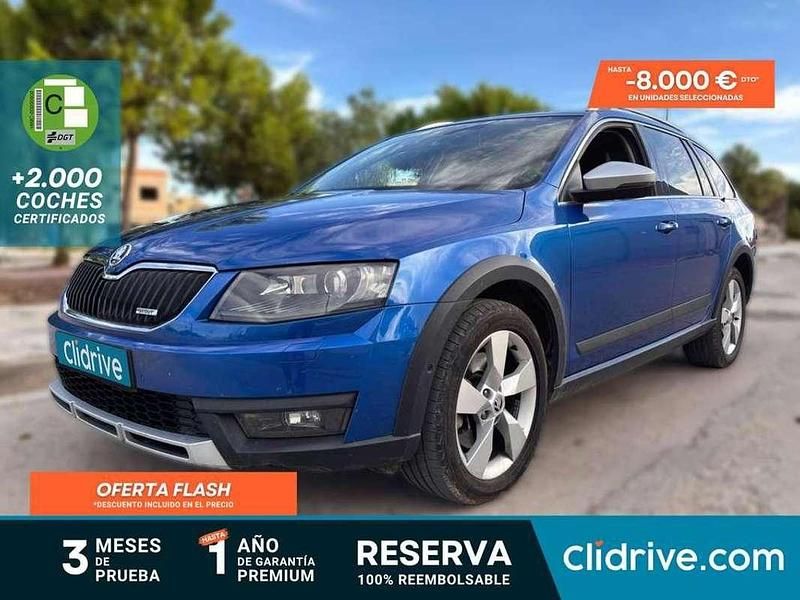 Azul Usado 2014 Skoda Octavia SUV | 8790 € (Precio justo) - Imagen 1/3