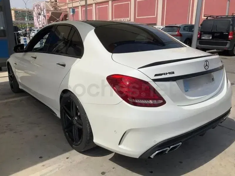 Usado Mercedes C63 AMG AMG 476 CV (350 kW) 2015 Blanco Berlina