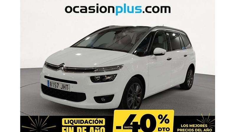 Blanco Usado 2015 Citroën Grand C4 Picasso Exclusive Monovolumen | 11.290 € (Precio justo) - Imagen 1/4