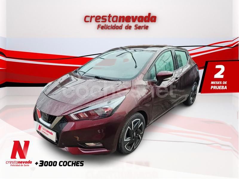 Granate Usado 2021 Nissan Micra Acenta Berlina | 13.490 € (Un poco caro) - Imagen 1/4