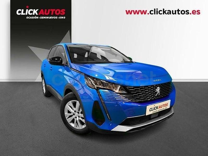 Usado Peugeot 3008 Active 130 CV (95 kW) 2022 Azul SUV