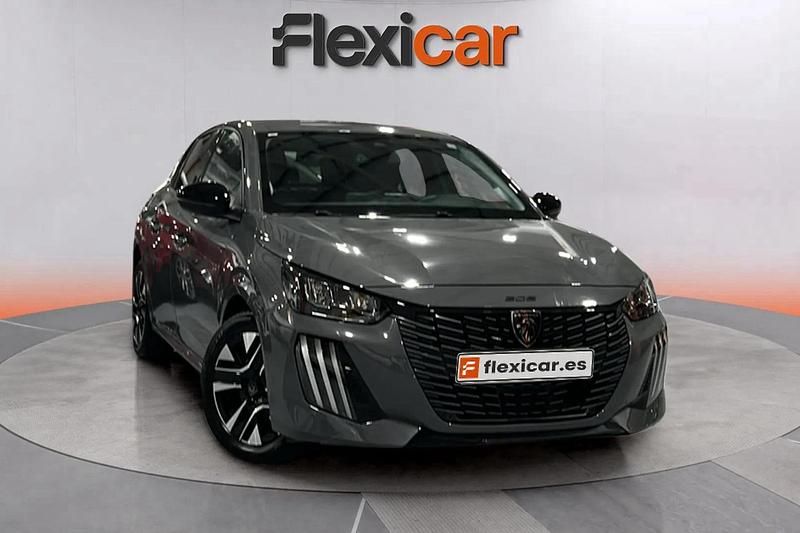 Usado Peugeot 208 Allure 102 CV (75 kW) 2024 Gris Utilitario