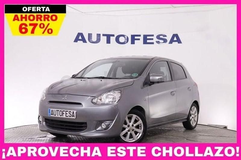 Usado Mitsubishi Space Star Motion 80 CV (58 kW) 2015 Gris / plata Berlina