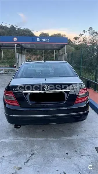 Usado Mercedes C220 Avantgarde 170 CV (125 kW) 2009 Negro Berlina