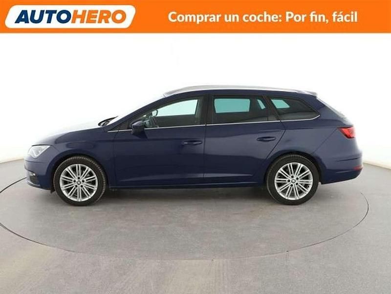 Usado Seat Leon XCELLENCE 150 CV (110 kW) 2018 Azul Utilitario