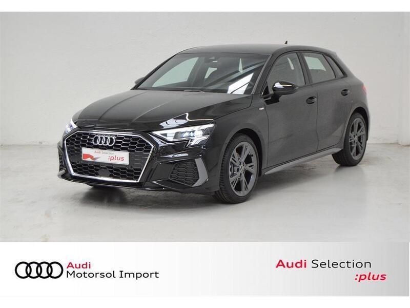 Negro mito Usado 2022 Audi A3 Sportback S-Line Utilitario | 30.900 € - Imagen 1/4