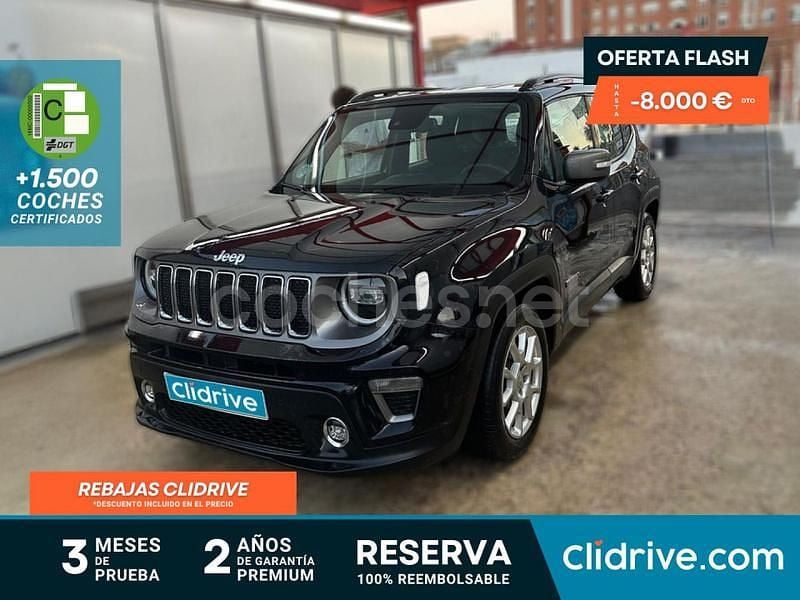 Negro Usado 2021 Jeep Renegade Limited SUV | 17.190 € (Precio justo) - Imagen 1/3