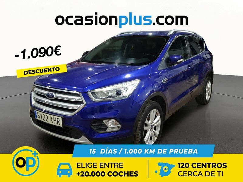 Azul Usado 2018 Ford Kuga Trend+ SUV | 11.990 € (Super precio) - Imagen 1/4