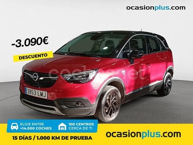Rojo Usado 2021 Opel Crossland X SUV | 13.090 € (Precio justo) - Imagen 1/4