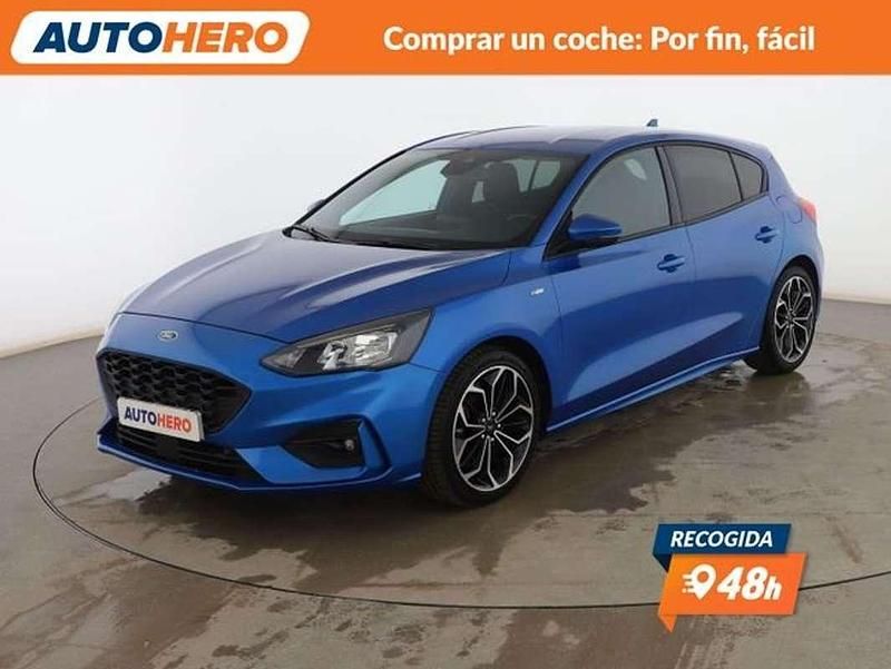 Usado Ford Focus ST-Line 125 CV (91 kW) 2020 Azul Berlina