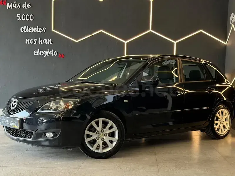 Usado Mazda 3 Active 105 CV (77 kW) 2007 Negro Berlina