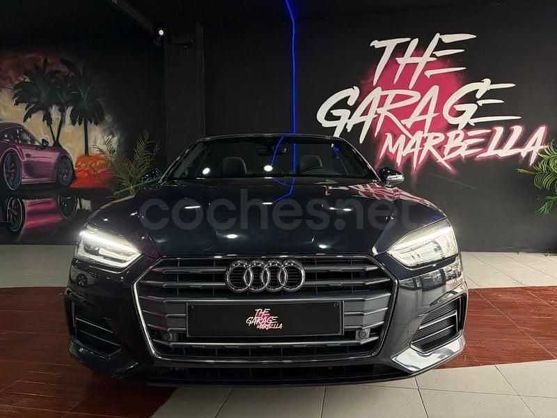 Usado Audi A5 Cabriolet Advanced 150 CV (110 kW) 2018 Azul Descapotable