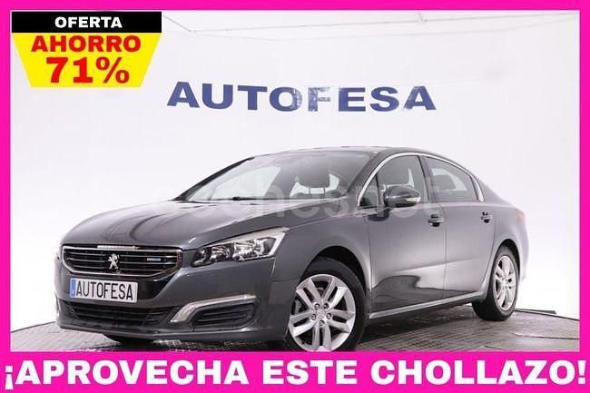 Gris / plata Usado 2016 Peugeot 508 Active Berlina | 9300 € (Precio justo) - Imagen 1/4