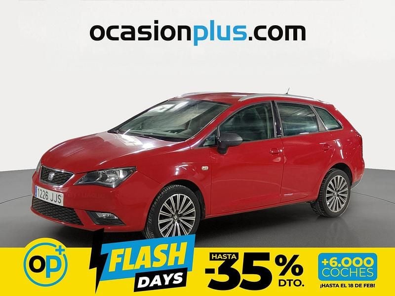 Usado Seat Ibiza ST CONNECT 90 CV (66 kW) 2015 Rojo Familiar