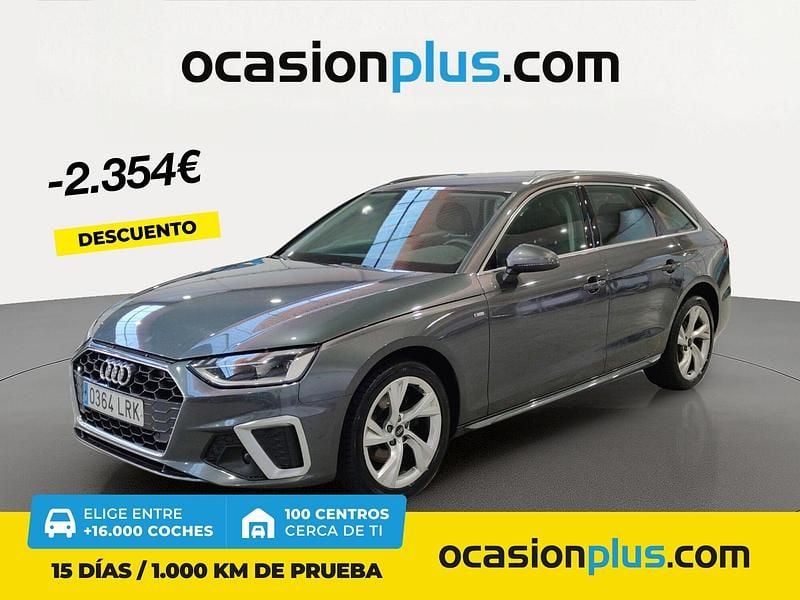 Gris / plata Usado 2021 Audi A4 S-Line Familiar | 25.900 € (Precio justo) - Imagen 1/4