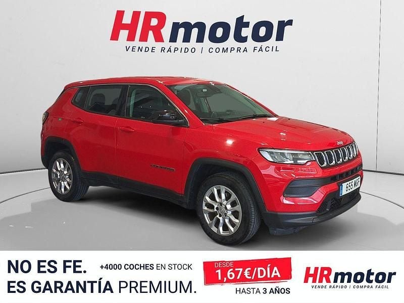 Usado Jeep Compass Night Eagle 130 CV (95 kW) 2023 Rojo SUV