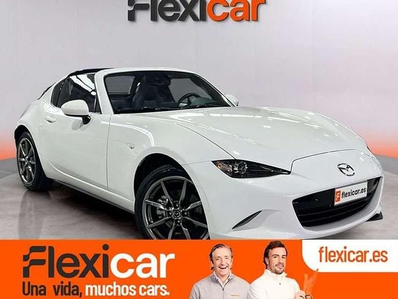 Blanco Usado 2024 Mazda MX5 Exclusive-Line Descapotable | 29.590 € (Precio justo) - Imagen 1/4