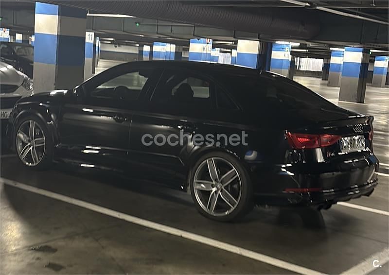 Usado Audi S3 300 CV (220 kW) 2014 Negro Berlina
