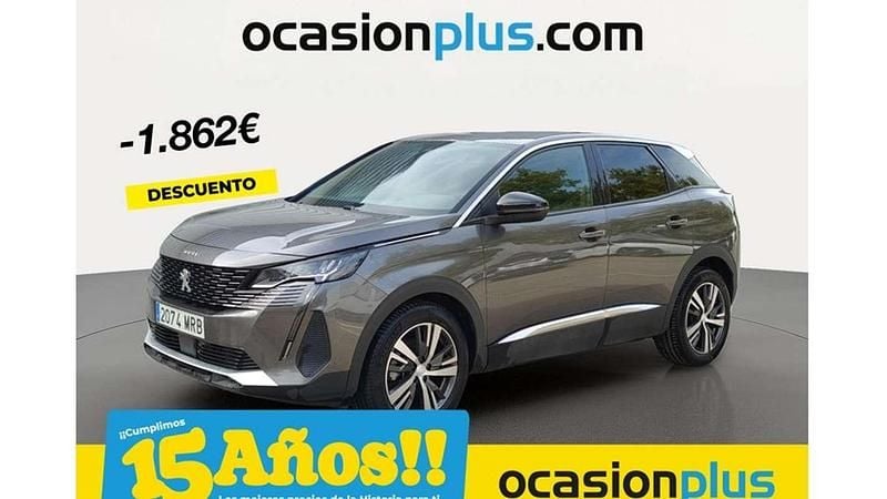 Plateado Usado 2024 Peugeot 3008 Allure Monovolumen | 18.628 € (Precio justo) - Imagen 1/4