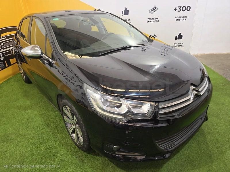 Usado Citroën C4 Feel 110 CV (80 kW) 2015 Negro Berlina