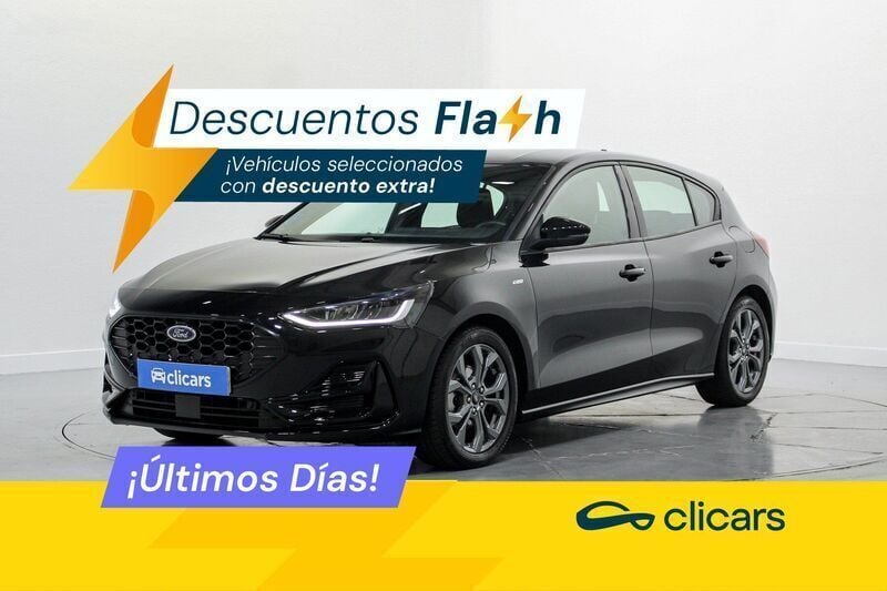 Negro Usado 2023 Ford Focus ST-Line Berlina | 18.590 € (Precio justo) - Imagen 1/4