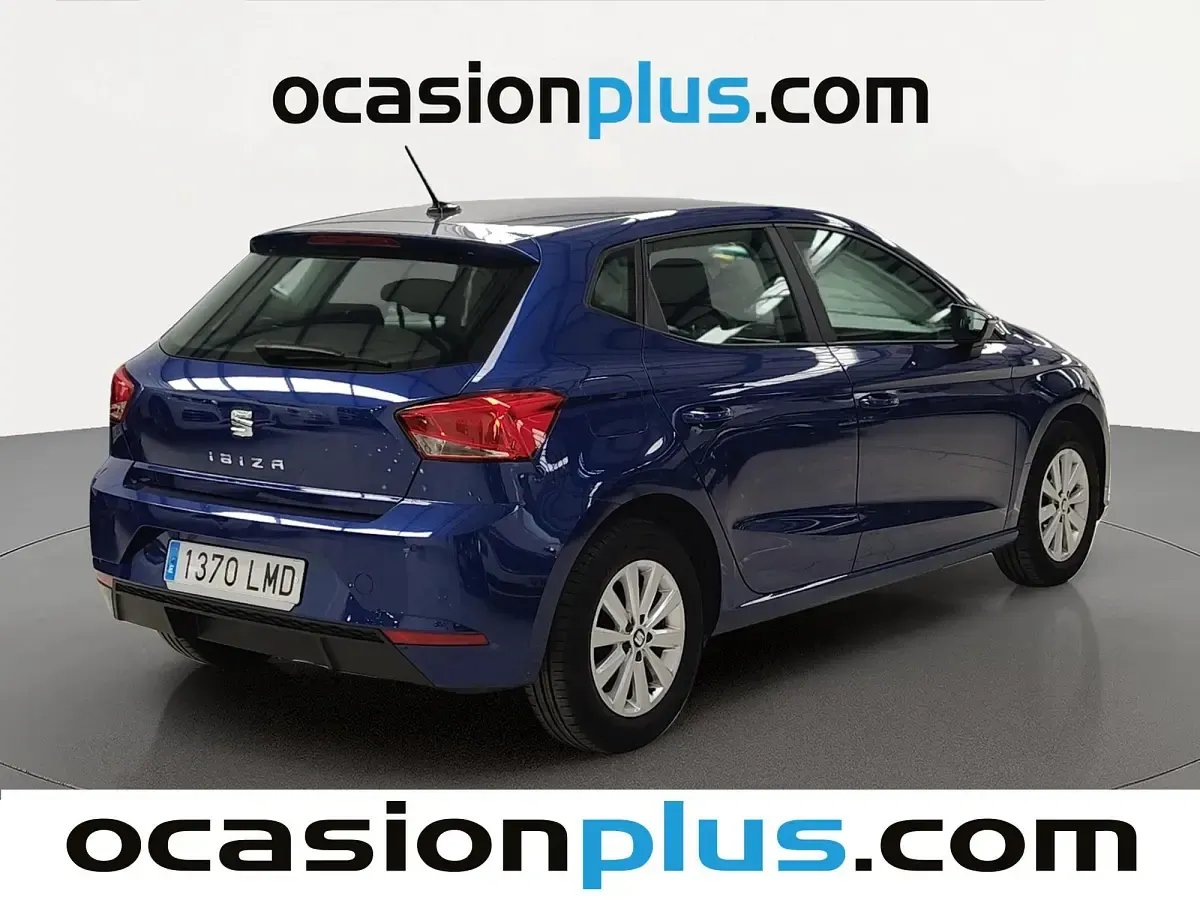 Usado Seat Ibiza Reference 95 CV (69 kW) 2021 Azul Utilitario