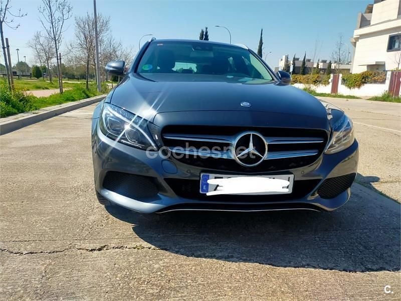 Usado Mercedes C350e Exclusive 279 CV (205 kW) 2015 Gris / plata Familiar
