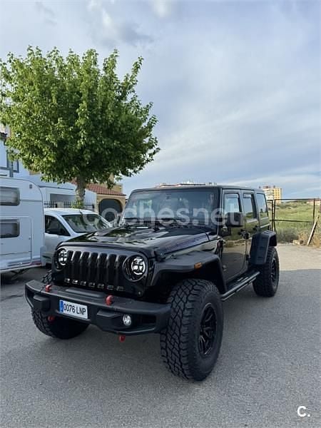Negro Usado 2012 Jeep Wrangler Unlimited Rubicon SUV | 36.900 € (Precio justo) - Imagen 1/4