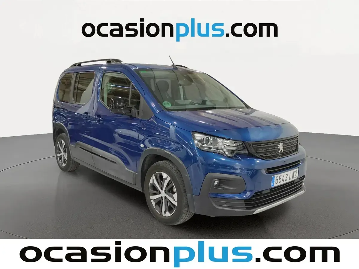 Usado Peugeot Rifter Business-Line 102 CV (75 kW) 2022 Azul Monovolumen