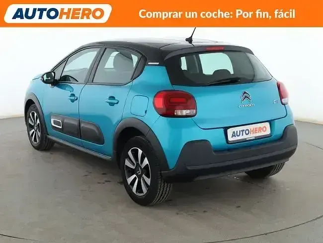 Usado Citroën C3 Feel 83 CV (61 kW) 2021 Azul Utilitario