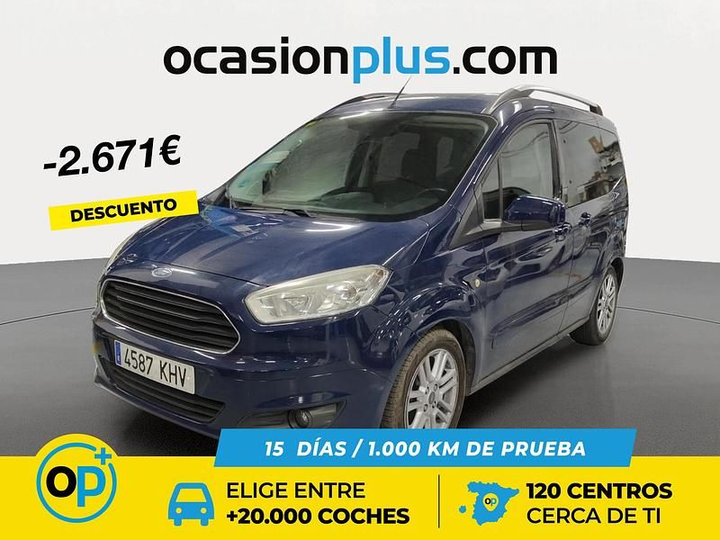 Usado Ford Tourneo Courier Titanium 100 CV (73 kW) 2018 Azul Monovolumen