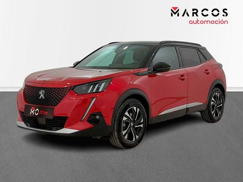 Rojo Usado 2021 Peugeot e-2008 GT SUV | 17.900 € (Precio justo) - Imagen 1/4