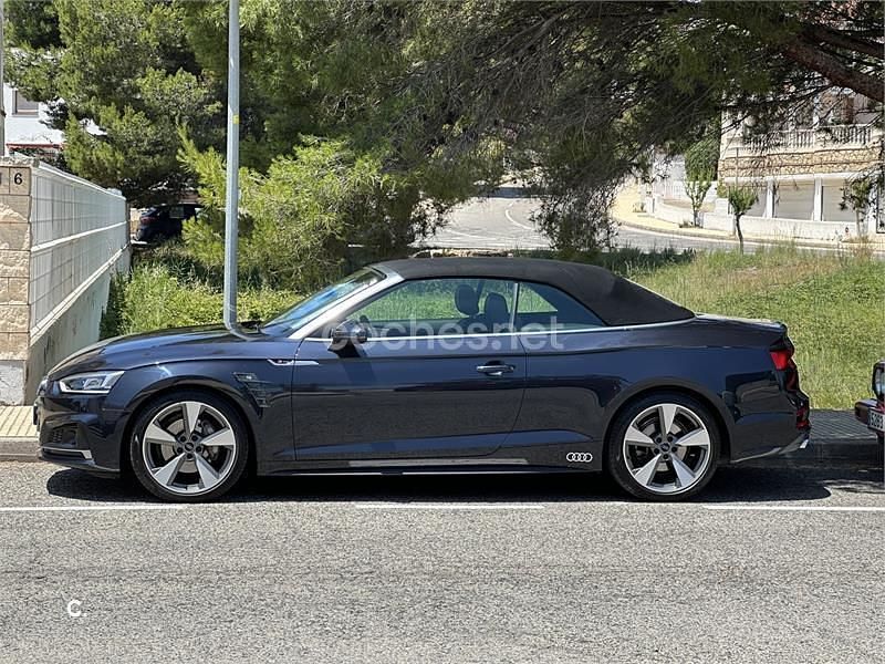 Usado Audi A5 Cabriolet S-Line 190 CV (139 kW) 2017 Azul Descapotable