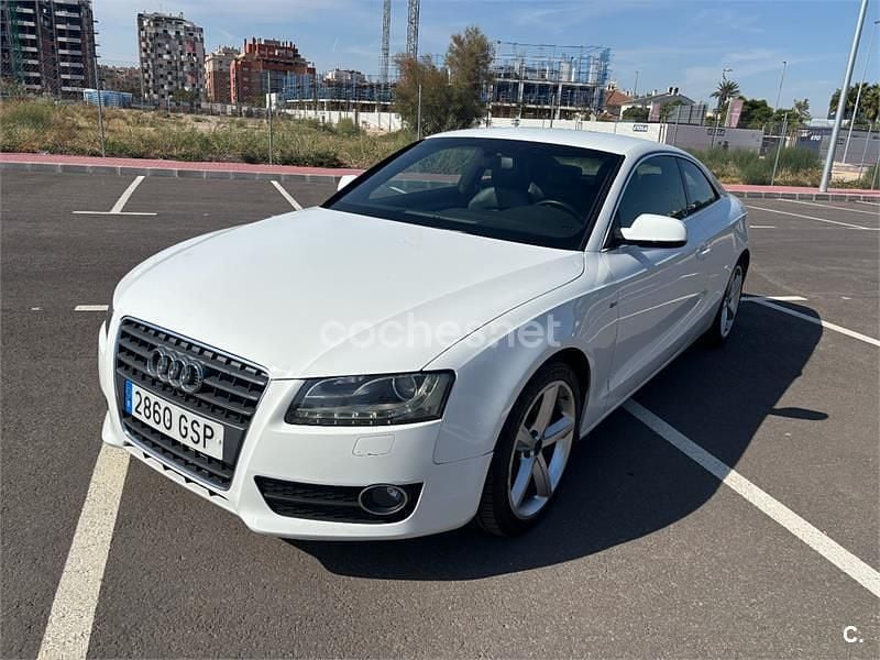 Begagnad Audi A5 S-Line 170 HK (125 kW) 2009 Vit Sportkupé