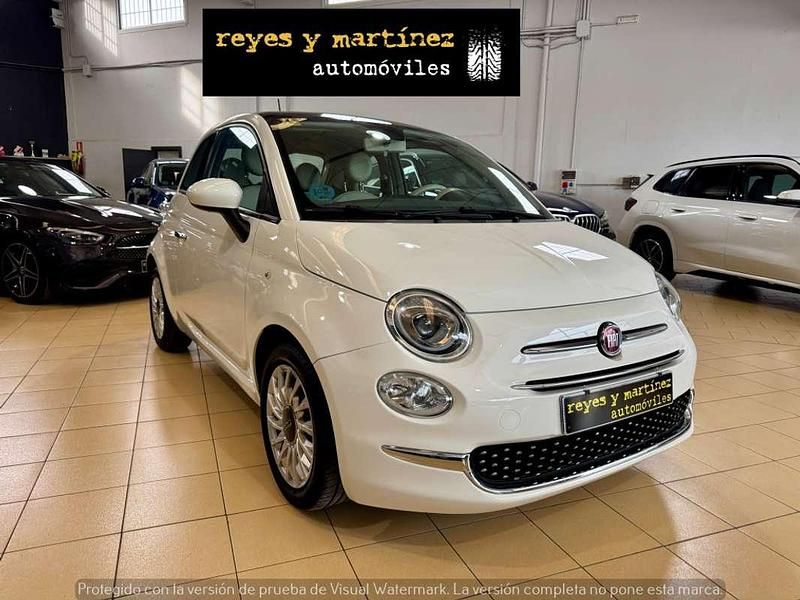 Usado Fiat 500 Lounge 69 CV (50 kW) 2019 Beige Utilitario